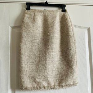 Wool Blend Pencil Skirt Size 4